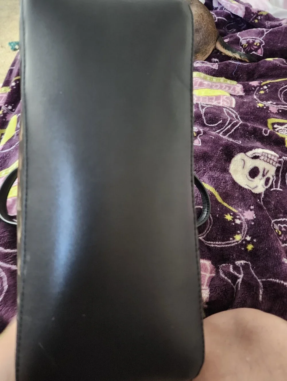 Calvin Klein Black Monogram Dome Satchel